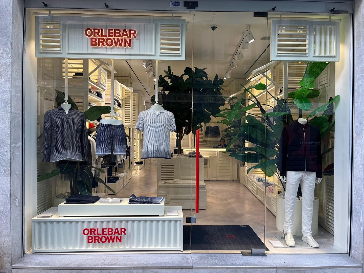 Orlebar Brown shop window