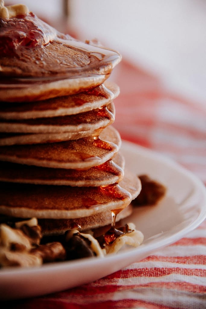 Quinoa and greek yogurt pancakes