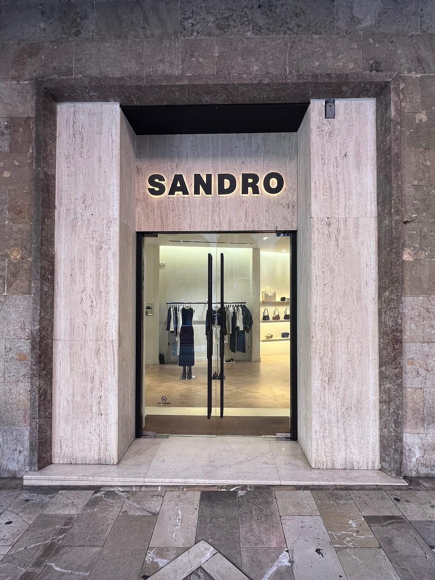 Sandro shop front